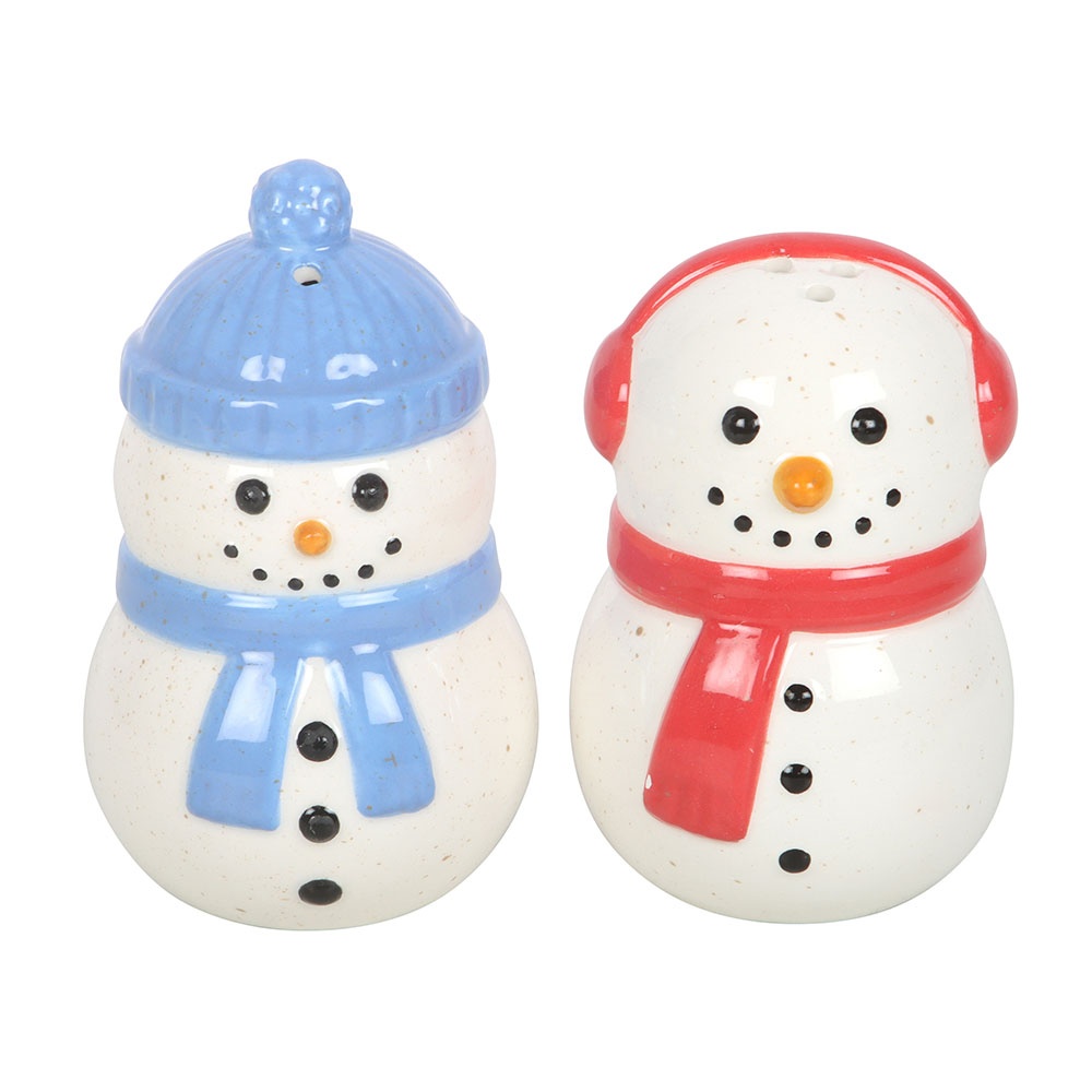 Something Different - Winter Snowmen Peper en Zoutstel - Multicolours